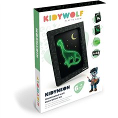 Kidywolf Illuminated Wall Decoration Set 3-pieces Dino