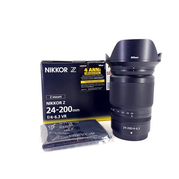 Nikon Z 24-200/4-6,3 (Garanzia Nital fino al 24/03/2029)