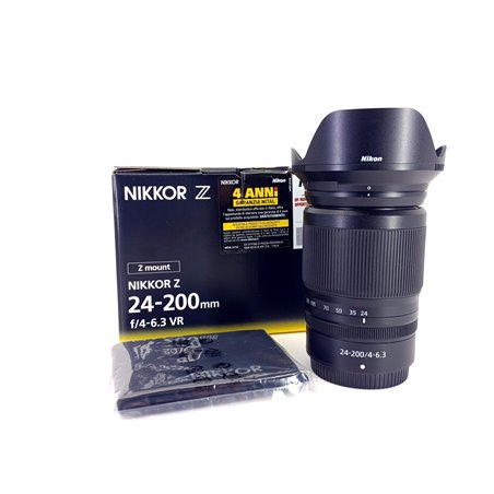 Nikon Z 24-200/4-6,3 (Garanzia Nital fino al 24/03/2029)