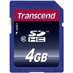 Transcend SDHC 4GB Class 10