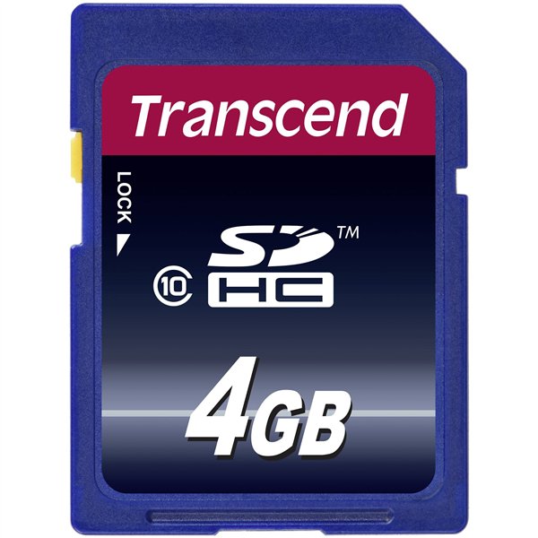 Transcend SDHC 4GB Class 10