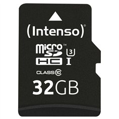 Intenso microSDHC           32GB C10 UHS-I Professional + adatt. 2