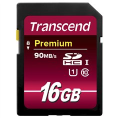 Transcend SDHC 16GB Class 10 UHS-I 400x Premium