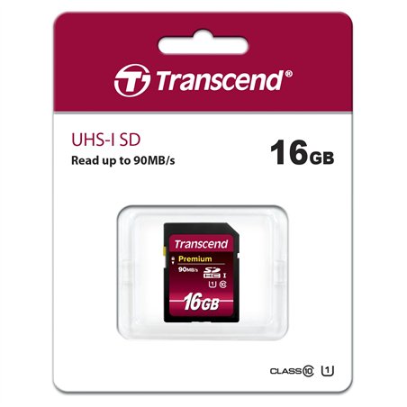 Transcend SDHC 16GB Class 10 UHS-I 400x Premium