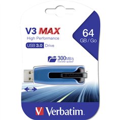 Verbatim Store n Go V3 MAX  64GB USB 3.0 Read max. 300MBs   49807
