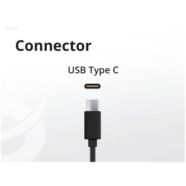 Conceptronic OZUL05BE 100W USB-C aliment.