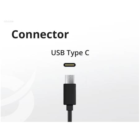 Conceptronic OZUL05BE 100W USB-C aliment.