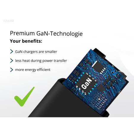 Conceptronic OZUL05BE 100W USB-C aliment.