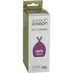 Joseph Joseph IW9 10L Custom-fit Recycled Grey Bin Liners 2