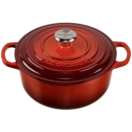 Le Creuset Signature casseruola roton. 20 cm rosso ciliegia