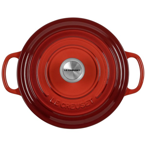 Le Creuset Signature casseruola roton. 20 cm rosso ciliegia