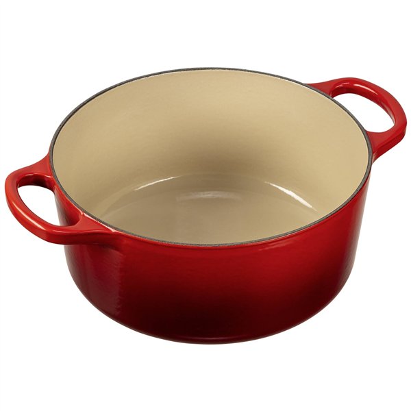 Le Creuset Signature casseruola rotonda 22 cm rosso ciliegia