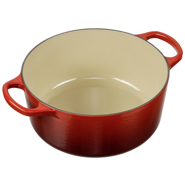 Le Creuset Signature casseruola roton. 24 cm rosso ciliegia