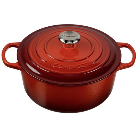Le Creuset Signature casseruola roton. 26 cm rosso ciliegia