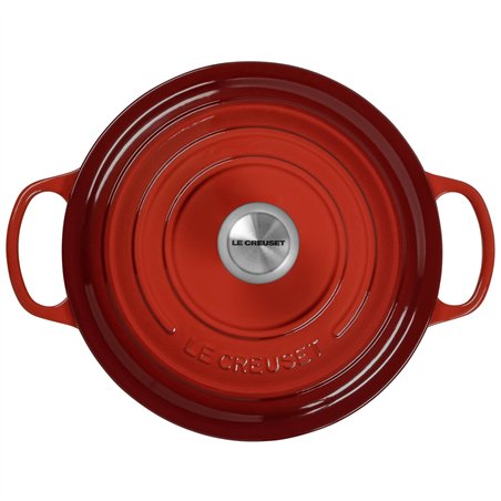 Le Creuset Signature casseruola roton. 26 cm rosso ciliegia