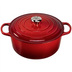 Le Creuset Signature casseruola roton. 28 cm rosso ciliegia