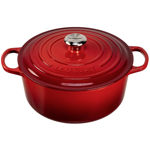 Le Creuset Signature casseruola roton. 28 cm rosso ciliegia