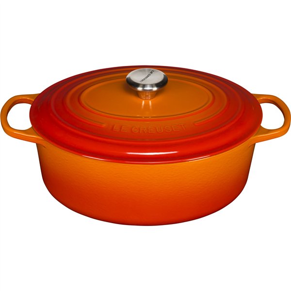 Le Creuset Signature casseruola ovale 31 cm arancio