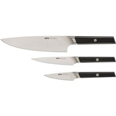 Gefu ACURO Knife-Set 3-pcs Chef- All-Purpose & Vegetable Knife
