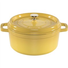 Staub La Cocotte 24cm round, Citron, Cast Iron