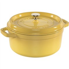 Staub La Cocotte 24cm round, Citron, Cast Iron 2
