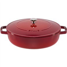 Staub Chistera 28 cm Cocotte Cherry Red