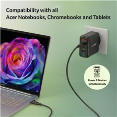Acer 100W GaN caricabatt. 2