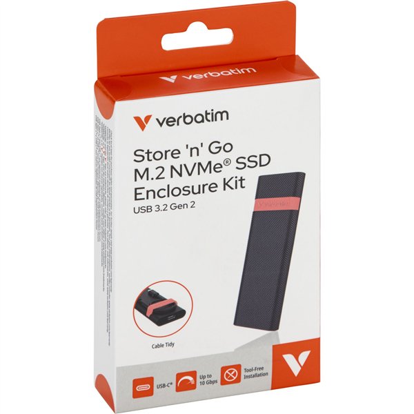 Verbatim Secure Enclosure Kit Keypad Access 2,5  USB 3.2 Gen 2