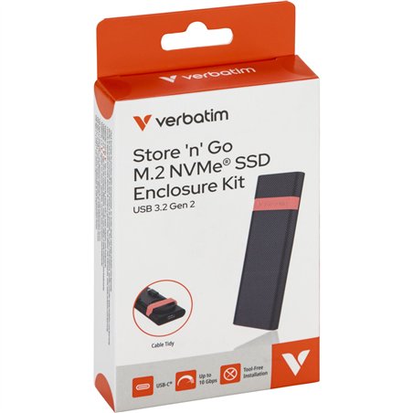 Verbatim Secure Enclosure Kit Keypad Access 2,5  USB 3.2 Gen 2