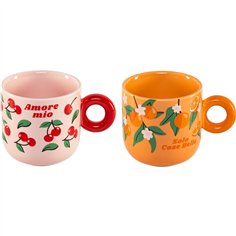 Bialetti Set 2 Tassen mercato della frutta