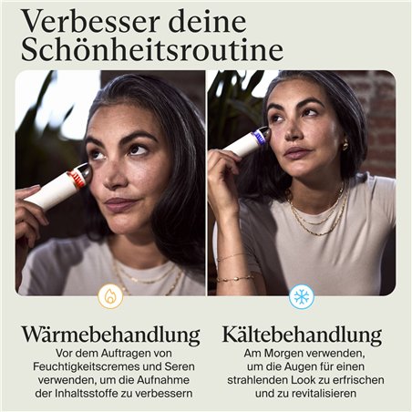 Therabody Theraface Depuffing Wand weiß