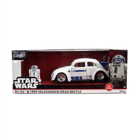 Jada Star Wars R2D2 1959 VW Drag Beetle 1:24        9336912314R00