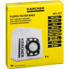 Kärcher sacchetti filtro pile WD 2 Plus/3 4ST