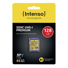 Intenso SDXC Card          128GB Class 10 UHS-I 2