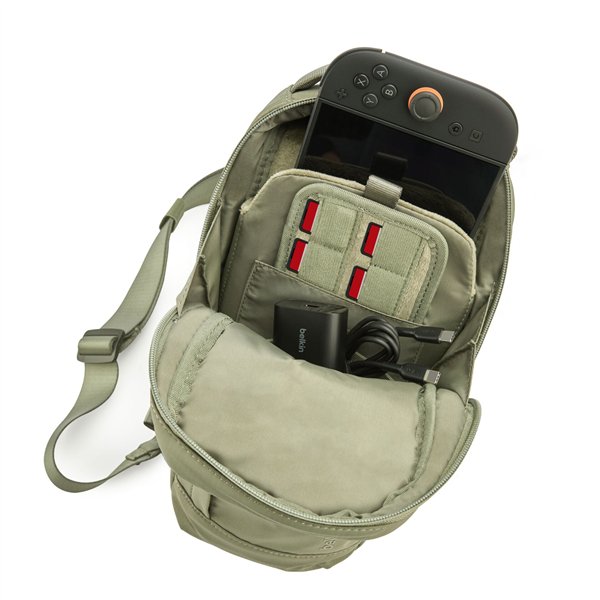 Belkin Gaming Crossbody Bag Nintendo Switch2 grn ENA022hqOL