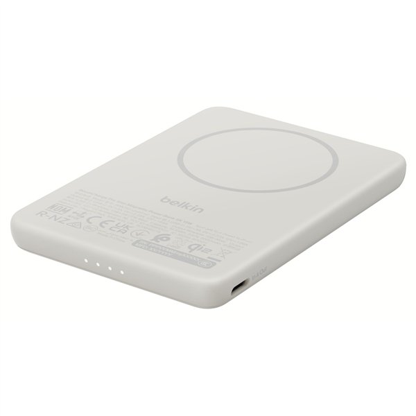 Belkin BoostCharge Slim 5000mAH mag.PB/15W/USB-C sand BPD021hqSA