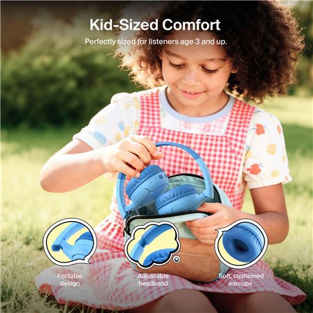 Belkin Soundform Mini 2 Wireless On-Ear Kids blue .AUD012hqBL