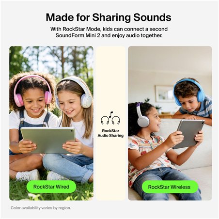 Belkin Soundform Mini 2 Wireless On-Ear Kids blue .AUD012hqBL