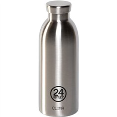 24Bottles Clima Bottle Brushed Steel, 500 ml