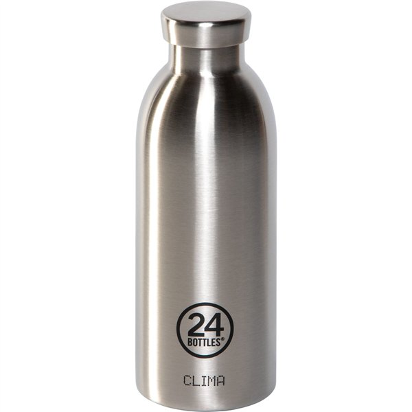 24Bottles Clima Bottle Brushed Steel, 500 ml