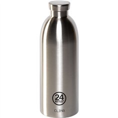 24Bottles Clima Bottle Brushed Steel, 850 ml