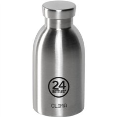 24Bottles Clima Bottle Brushed Steel, 330 ml