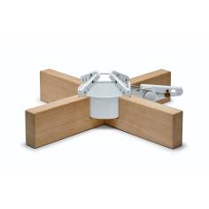 Krinner Kopenhagen white 2.5m / 12cm Christmas Tree Stand 2
