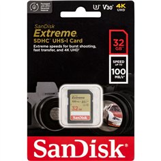 SanDisk Extreme SDHC        32GB UHS-I C10 U3 V30