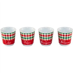 Bialetti Set 4 Biccherini Tricolore