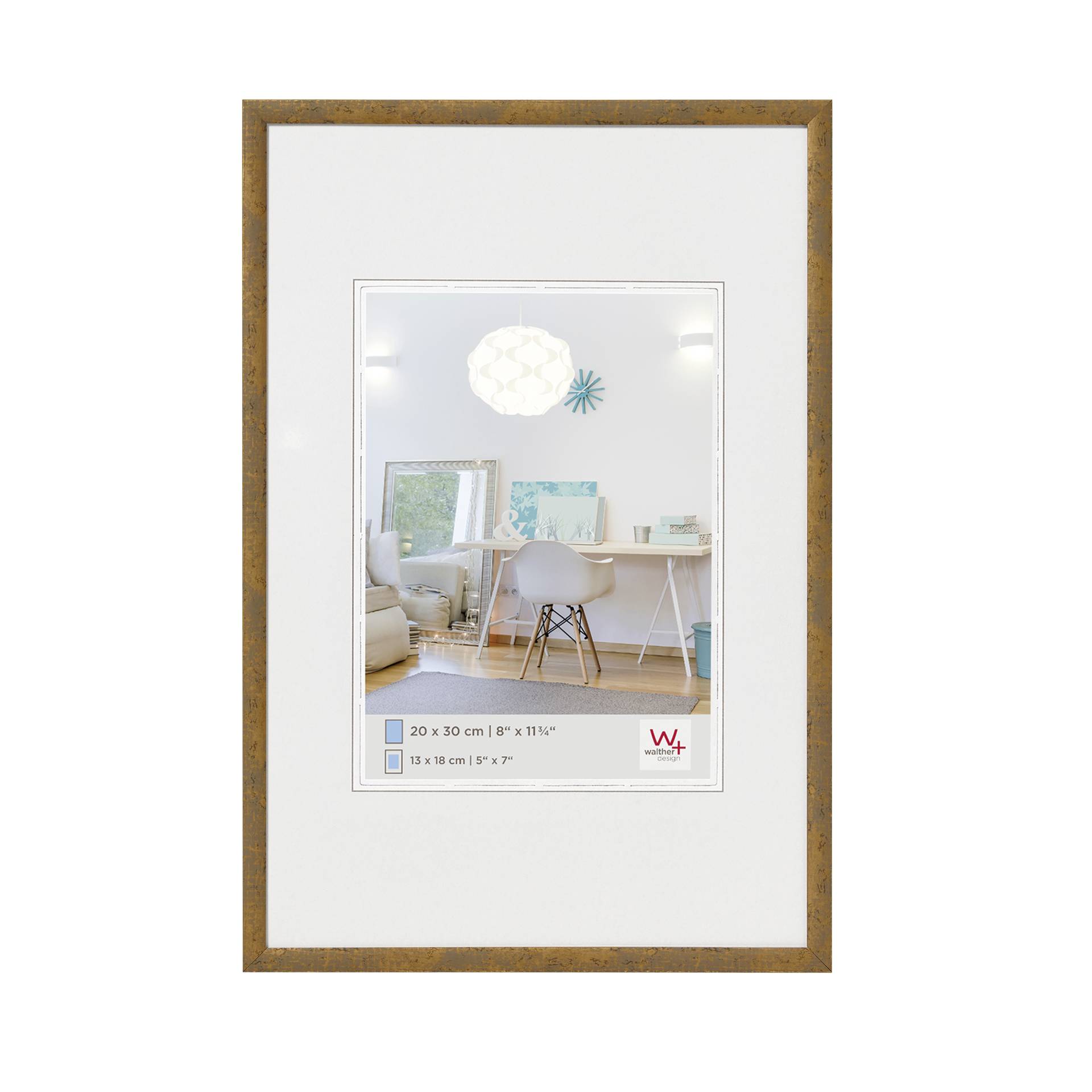 Walther New Lifestyle      20x30 plastica grigio pardo KV030