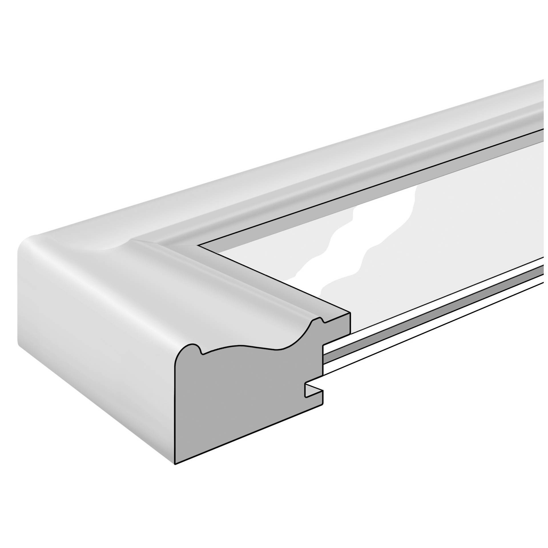 Nielsen Accent Vintage     30x40 legno bianco 3231001