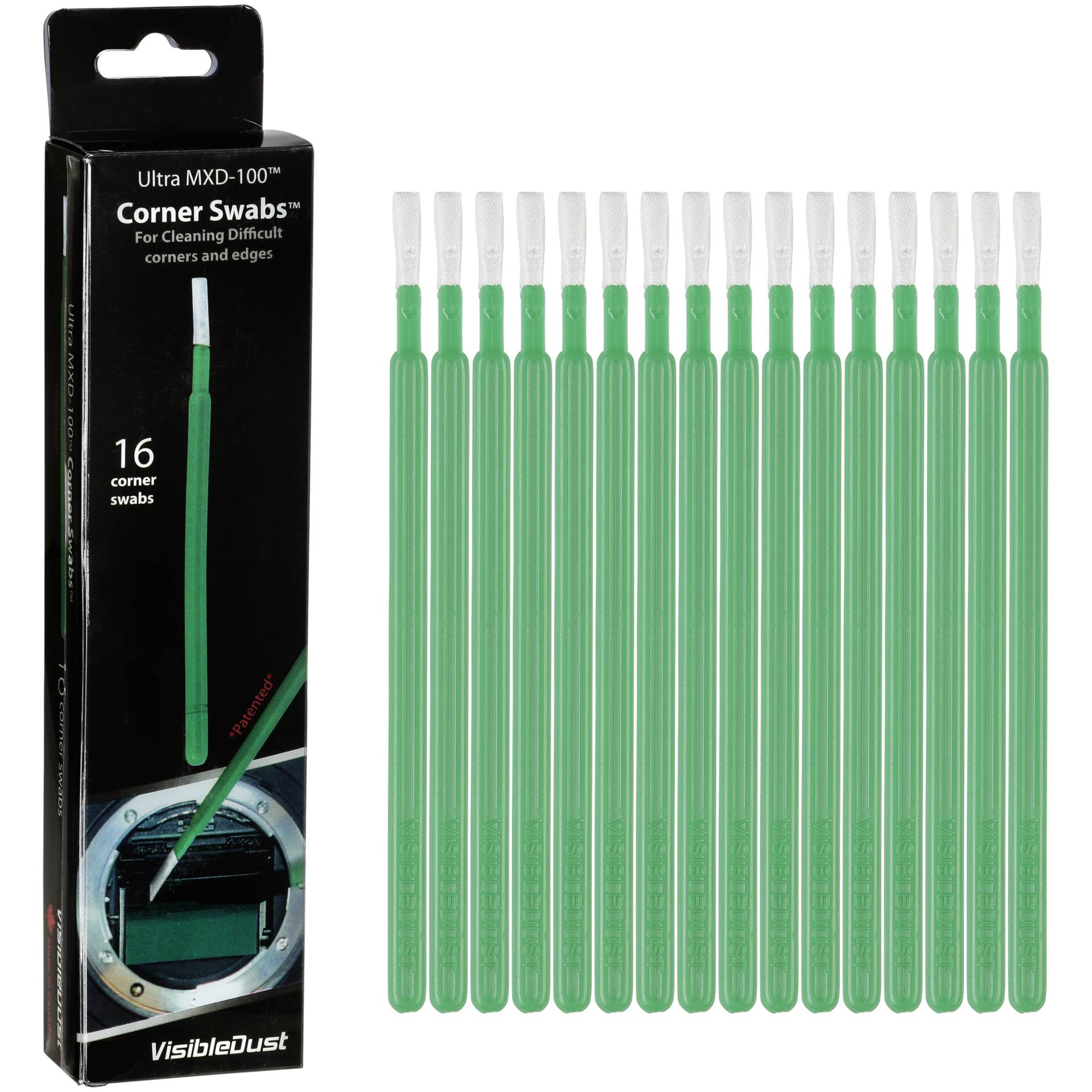 Visible Dust MXD Swabs Corner verde