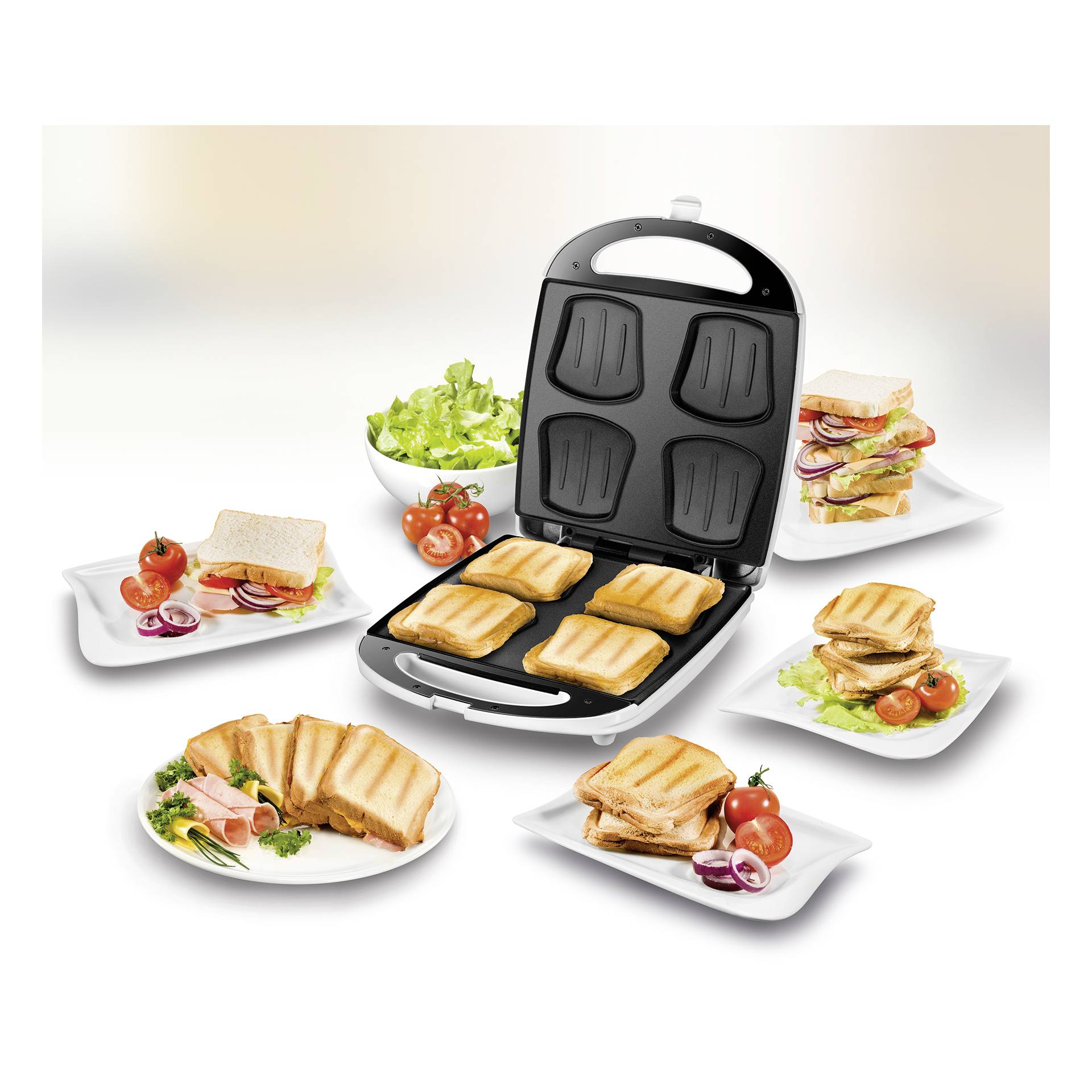 Unold 48480 Sandwich Tosta pane Quadro