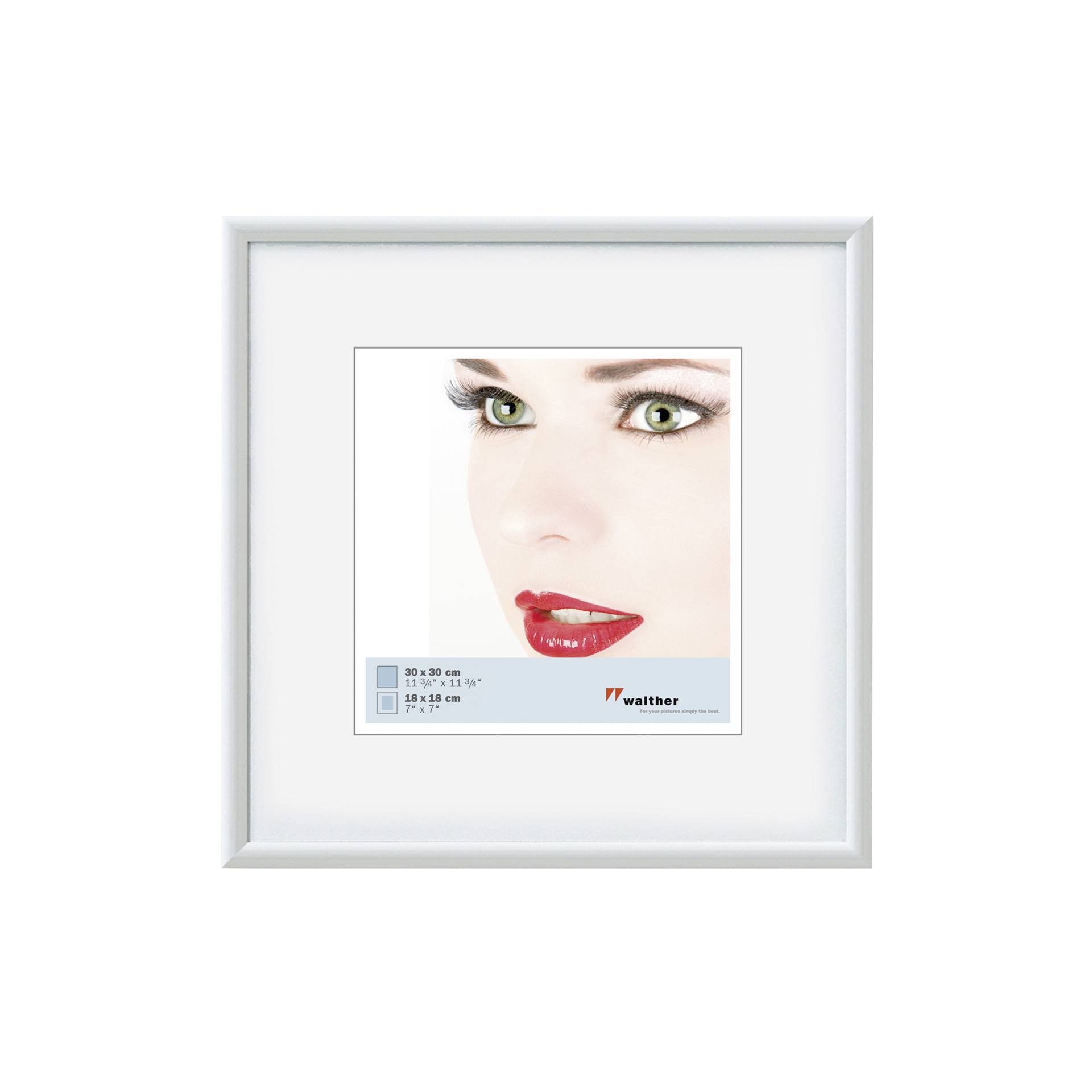 Walther Galeria            30x30 plastica bianco KW330H